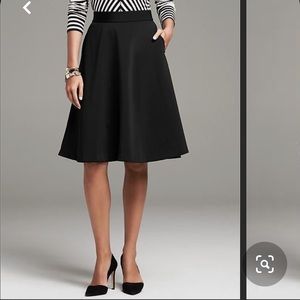 Banana Republic Midi Skirt, Black, size: 4 - tag removed, never worn!